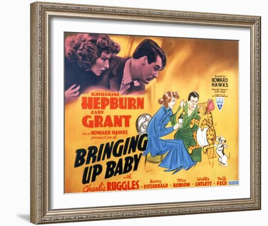 Bringing Up Baby - Lobby Card Reproduction-null-Framed Photo