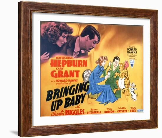 Bringing Up Baby - Lobby Card Reproduction-null-Framed Photo