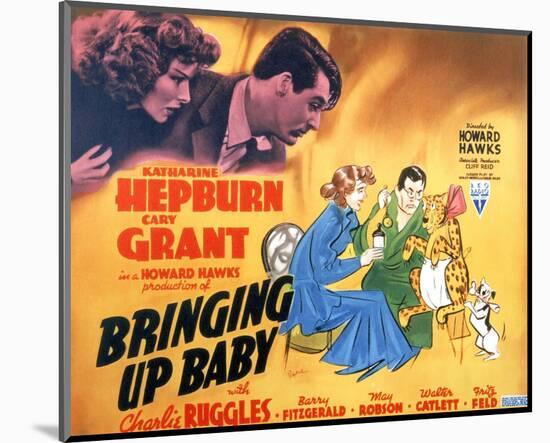 Bringing Up Baby - Lobby Card Reproduction-null-Mounted Photo