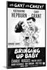 Bringing Up Baby - Movie Poster Reproduction-null-Mounted Photo
