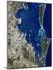 Brisbane, Australia, Satellite Image-PLANETOBSERVER-Mounted Photographic Print