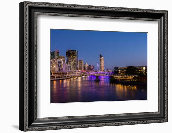 Brisbane, Queensland, Australia-Mark A Johnson-Framed Photographic Print