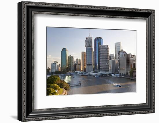 Brisbane Skyline, Queensland, Australia-Peter Adams-Framed Photographic Print