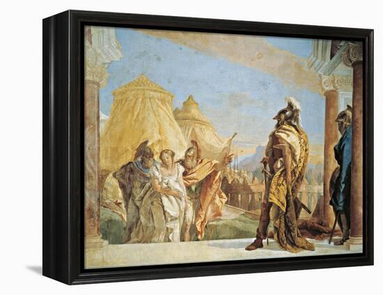 Briseis Led to Agamemnon-Giambattista Tiepolo-Framed Premier Image Canvas