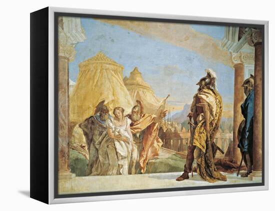 Briseis Led to Agamemnon-Giambattista Tiepolo-Framed Premier Image Canvas