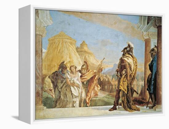 Briseis Led to Agamemnon-Giambattista Tiepolo-Framed Premier Image Canvas