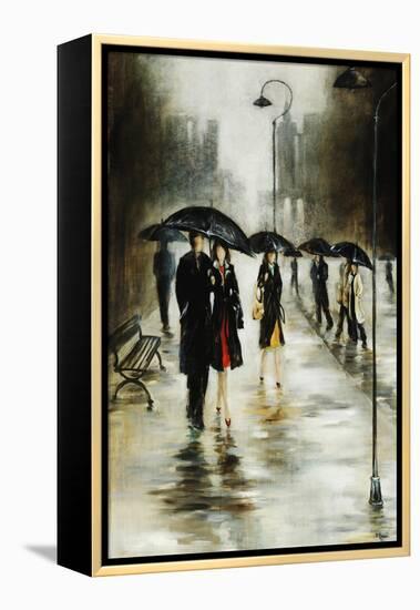 Brisk Evening Walk-Rikki Drotar-Framed Premier Image Canvas