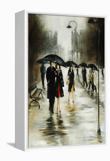 Brisk Evening Walk-Rikki Drotar-Framed Premier Image Canvas