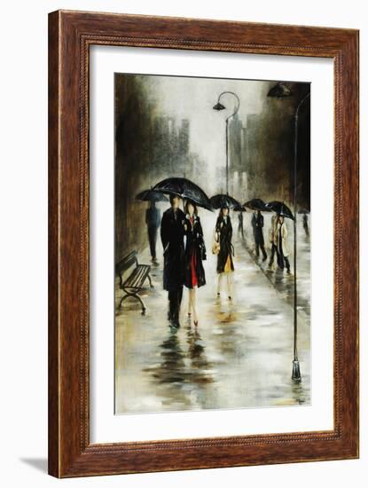 Brisk Evening Walk-Rikki Drotar-Framed Giclee Print