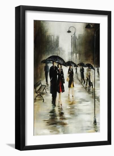 Brisk Evening Walk-Rikki Drotar-Framed Giclee Print