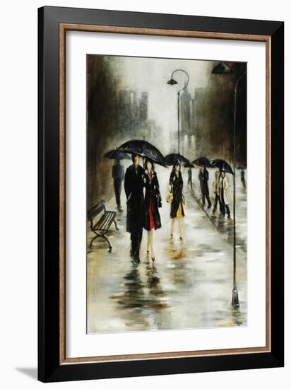 Brisk Evening Walk-Rikki Drotar-Framed Giclee Print