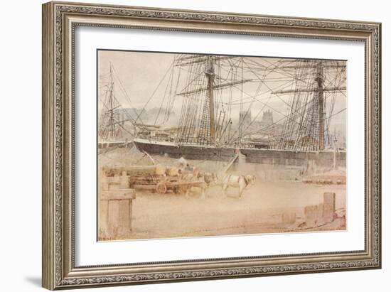 'Bristol', 1903-Albert Goodwin-Framed Giclee Print