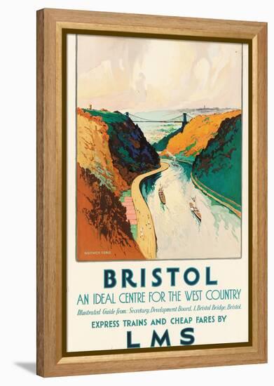 Bristol, 1931-Warwick Goble-Framed Premier Image Canvas