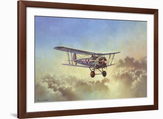 Bristol Bulldog-Barrie A F Clark-Framed Giclee Print