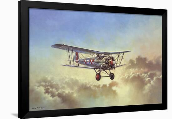 Bristol Bulldog-Barrie A F Clark-Framed Giclee Print