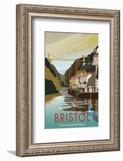 Bristol - Dave Thompson Contemporary Travel Print-Dave Thompson-Framed Giclee Print