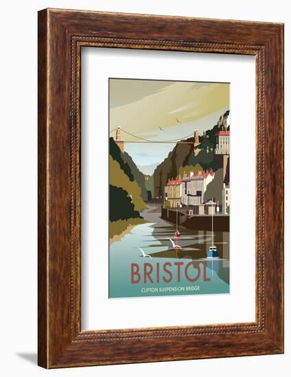 Bristol - Dave Thompson Contemporary Travel Print-Dave Thompson-Framed Giclee Print