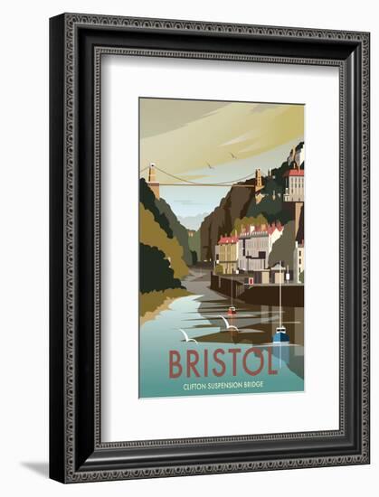 Bristol - Dave Thompson Contemporary Travel Print-Dave Thompson-Framed Giclee Print