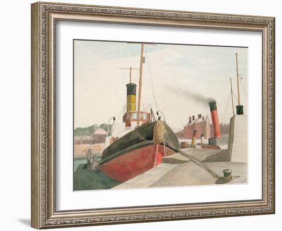 Bristol Docks-John Northcote Nash-Framed Premium Giclee Print