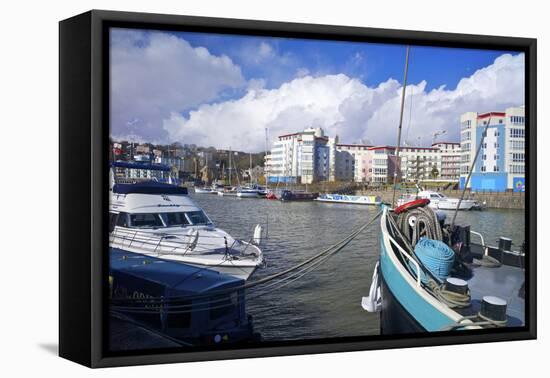 Bristol Harbour, Bristol, England, United Kingdom, Europe-Rob Cousins-Framed Premier Image Canvas