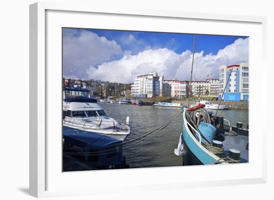 Bristol Harbour, Bristol, England, United Kingdom, Europe-Rob Cousins-Framed Photographic Print