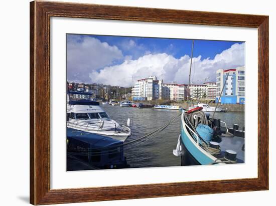 Bristol Harbour, Bristol, England, United Kingdom, Europe-Rob Cousins-Framed Photographic Print