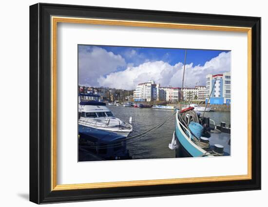 Bristol Harbour, Bristol, England, United Kingdom, Europe-Rob Cousins-Framed Photographic Print
