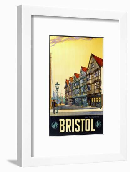 Bristol, Haunt of Long John Silver-null-Framed Art Print