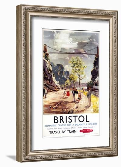 Bristol Romantic Centre-null-Framed Art Print