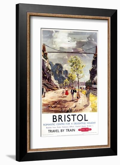 Bristol Romantic Centre-null-Framed Art Print