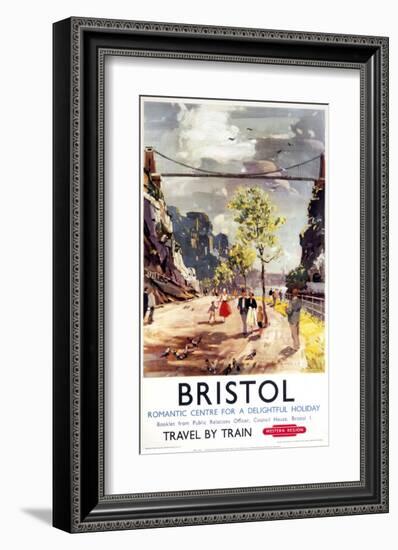 Bristol Romantic Centre-null-Framed Art Print