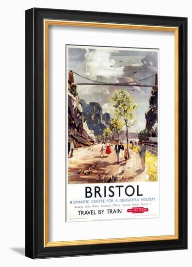 Bristol Romantic Centre-null-Framed Art Print