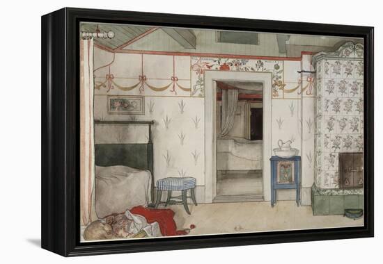 Brita's Forty Winks, from 'A Home' series, c.1895-Carl Larsson-Framed Premier Image Canvas