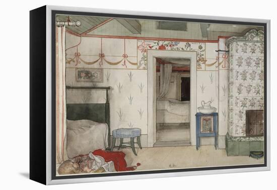 Brita's Forty Winks, from 'A Home' series, c.1895-Carl Larsson-Framed Premier Image Canvas