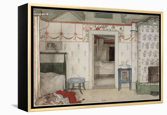 Brita's Forty Winks, from 'A Home' series, c.1895-Carl Larsson-Framed Premier Image Canvas