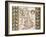 Britain as It Was Devided in the Tyme of the Englishe Saxons, 1616-John Speed-Framed Giclee Print