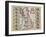 Britain As It Was Devided In The Tyme of the Englishe Saxons especially during their Heptarchy-John Speed-Framed Giclee Print