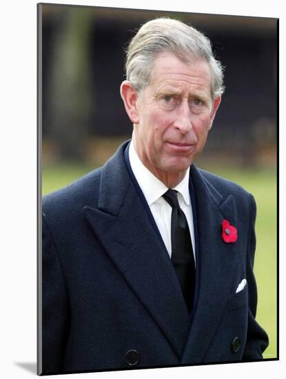 Britain's Prince of Wales Visits the Royal Hospital, Chelsea, London Home of the Chelsea Pensioners-null-Mounted Photographic Print