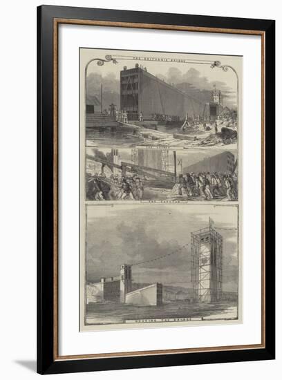 Britannia Bridge-null-Framed Giclee Print