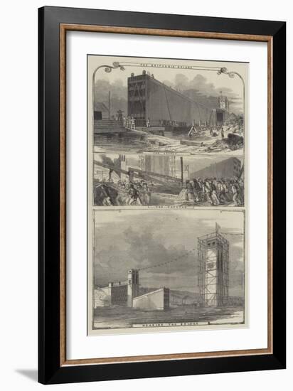 Britannia Bridge-null-Framed Giclee Print
