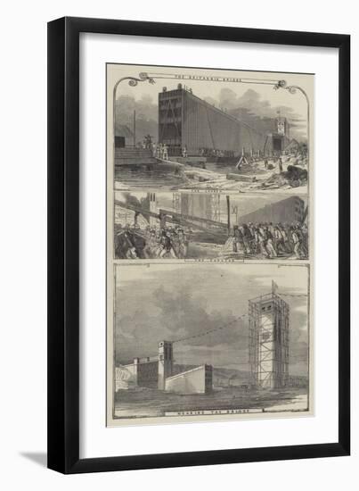 Britannia Bridge-null-Framed Giclee Print