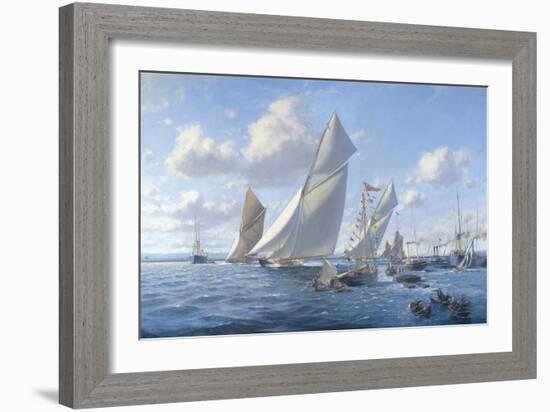 Britannia's Maiden Race-Martyn Mackrill-Framed Giclee Print