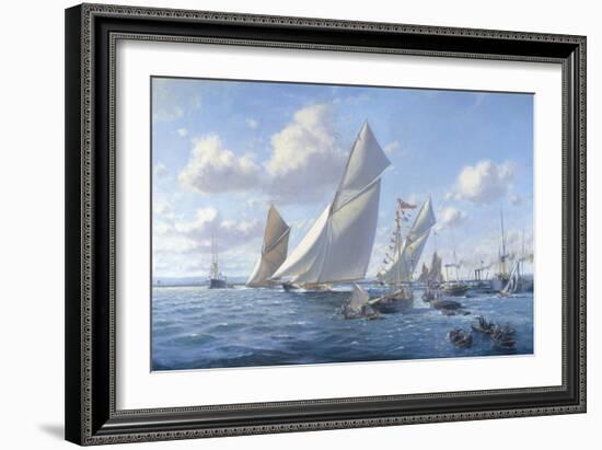 Britannia's Maiden Race-Martyn Mackrill-Framed Giclee Print