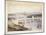 Britannia Tubular Bridge over the Menai Straits, Wales, C1850-C1852-George Hawkins-Mounted Giclee Print