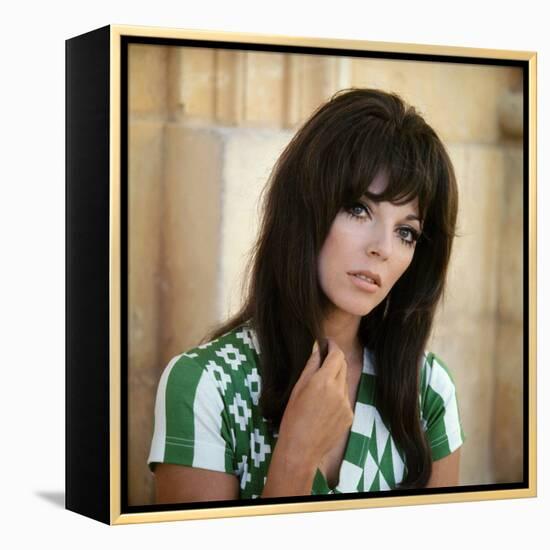 British actress Joan Collins 1965 (photo)-null-Framed Stretched Canvas