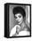 British actress Joan Collins in the 50's (b/w photo)-null-Framed Stretched Canvas