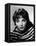 British actress Joan Collins in the 50's (b/w photo)-null-Framed Stretched Canvas