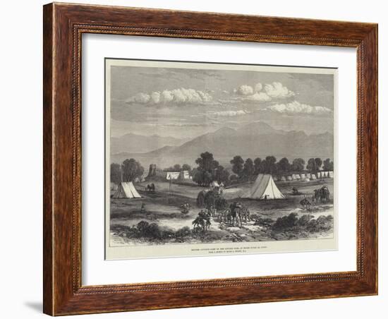 British Advance Camp to the Khyber Pass, at Hurri Singh Ka Bourj-null-Framed Giclee Print