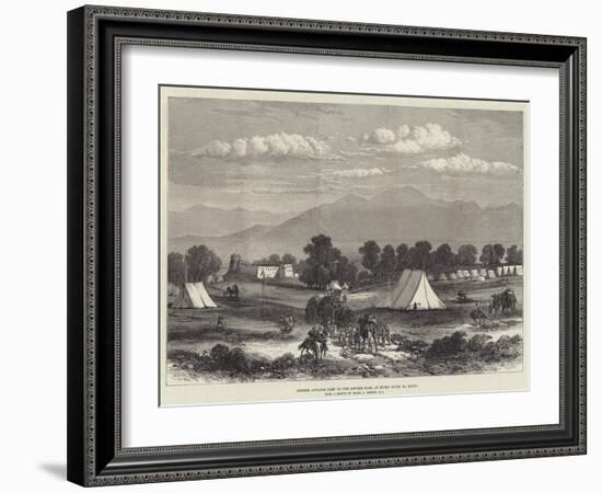 British Advance Camp to the Khyber Pass, at Hurri Singh Ka Bourj-null-Framed Giclee Print