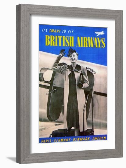 British Airways, 1938-null-Framed Giclee Print